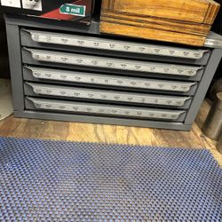 Huot Drill Bit Cabinet Dispenser Tool Box Machinist