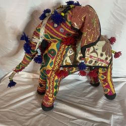 Colorful Embroider Decorative Bull