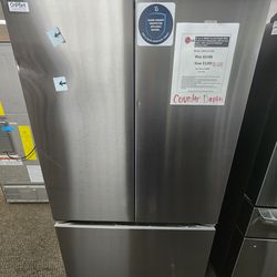 27 cu. ft. SMART Counter Depth MAX French Door Refrigerator with Ice and Water, ADA Comp in PrintProof Stainless Steel