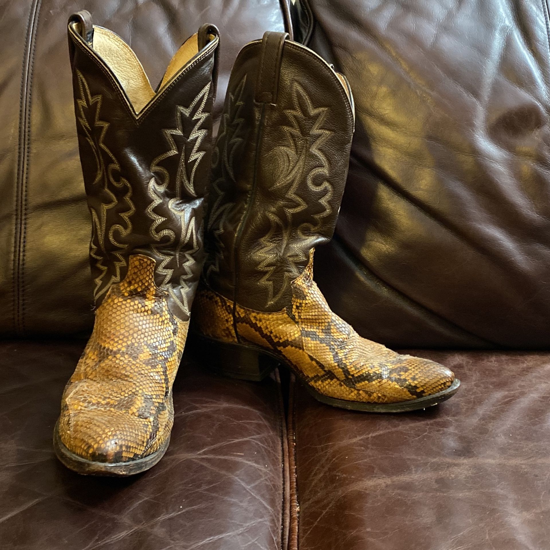Cowboy Boots , Snake Skin