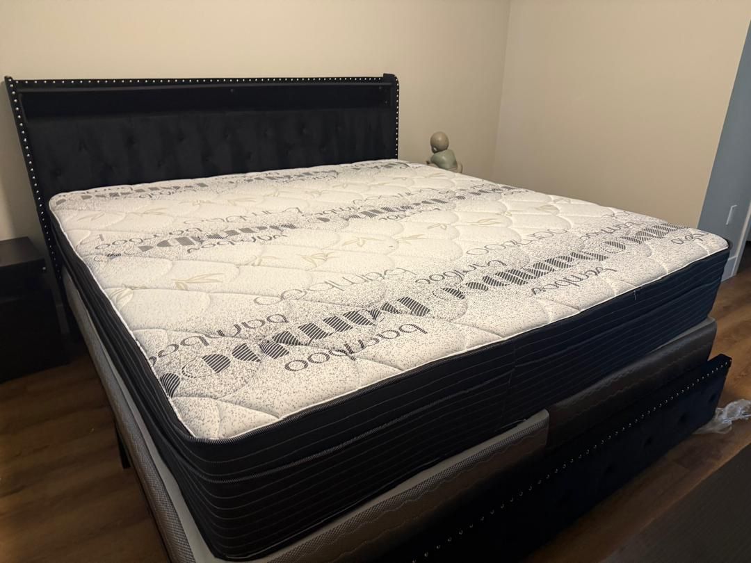 NEW MATTRESS KING SIZE PILLOW TOP WITH BOX SPRING
