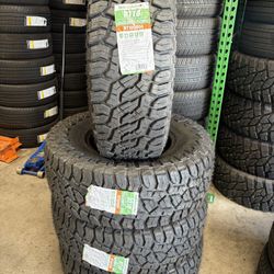 35x12.50r17 ( 4 New Tires ) Installed And Balanced