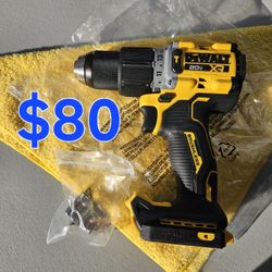 $80 New Dewalt XR Hammer Drill with ANTI-ROTATION system (Tool-Only) Model DCD806 - 20-Volt 2-speed