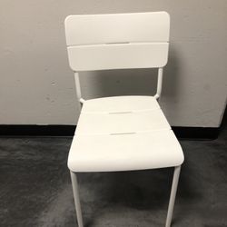 Ikea VÄDDÖ Chair, Outdoor, White