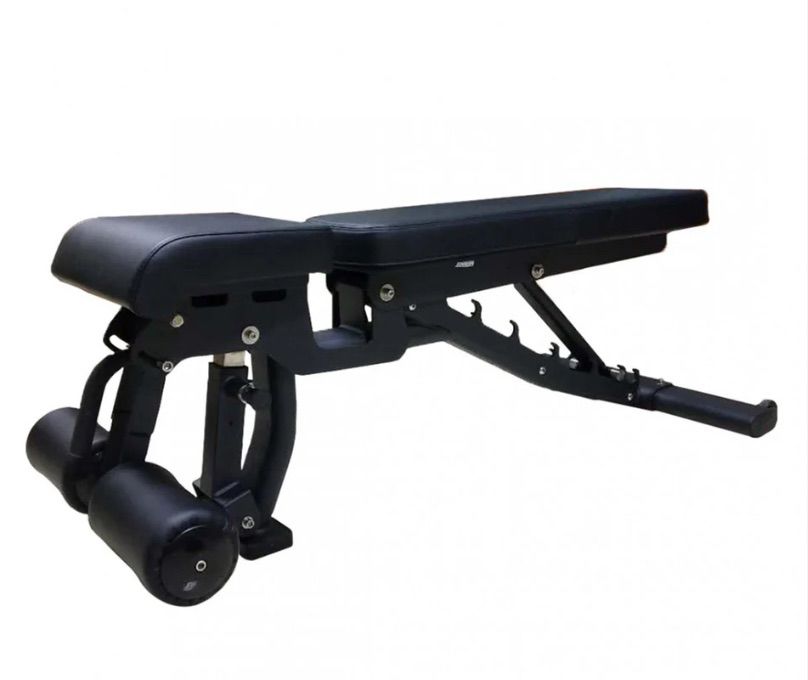 NEW- Flat Incline Decline Bench - 11 Gauge Steel - Commercial Upholstery - Decline Abdominal Trainer