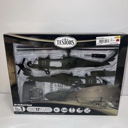 Testors 650026 UH 60 Black Hawk 17 Piece Skill 1 Unassembled Model Kit NEW 2013