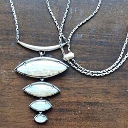 Vintage Kendra Scott Morris Mother Of Pearl Necklace