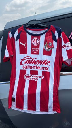 Chivas home puma red soccer jersey