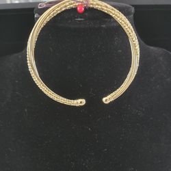 Gold Bangle Bracelet 