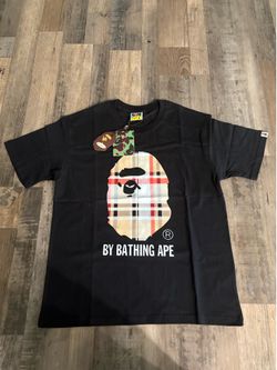 Bape X Burberry black Medium