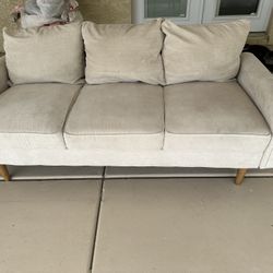 Beige Couch 125  Firm 