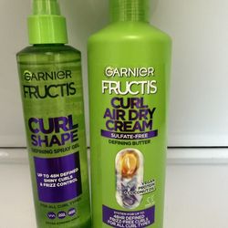 Garnier Fructis Curl Air Dry Cream and Gel 2 x $10