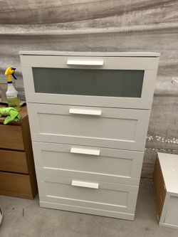 White dresser