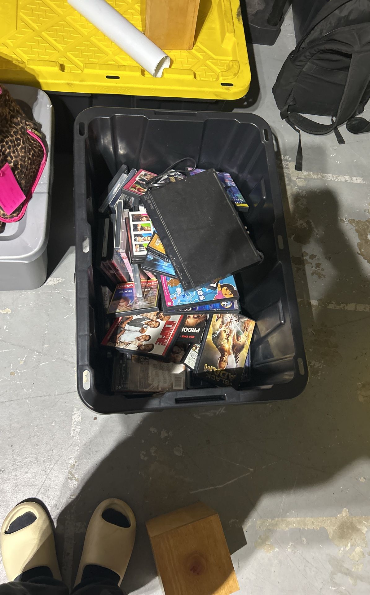 Box With DVD And DVD Player