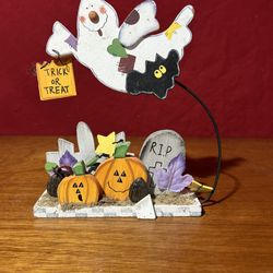 Vintage Halloween Folk Art Decoration!