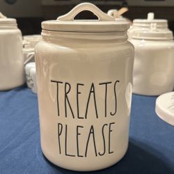 Rae Dunn Jar Treats Please