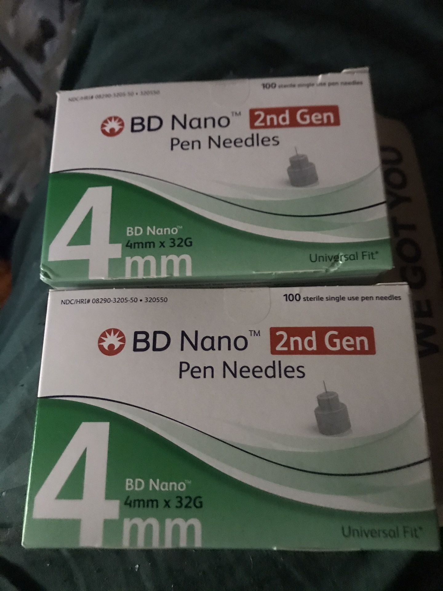 BD Nano 2nd Gen Diabetic Pen Needles Brand New Factory Sealed !!!