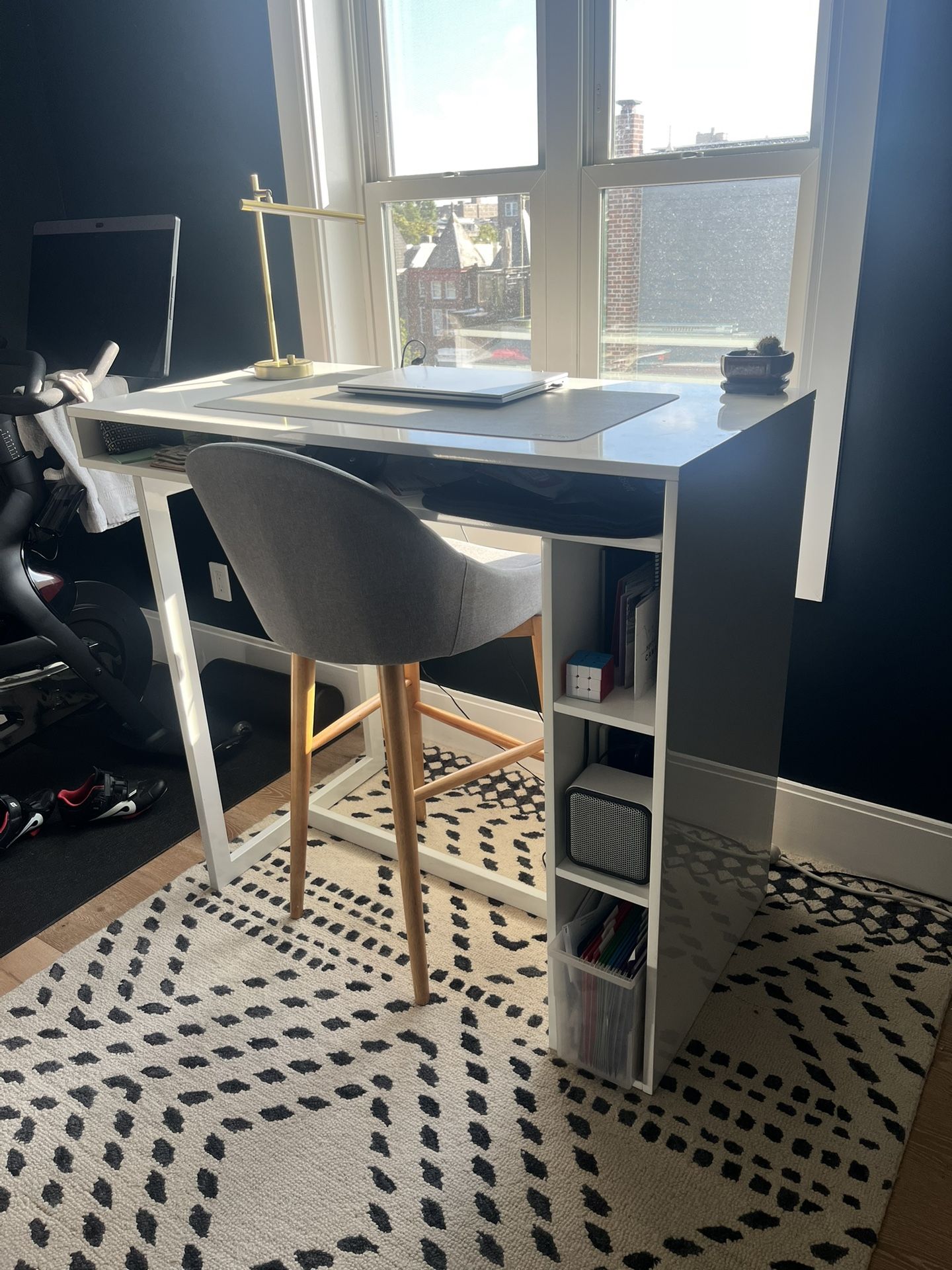CB2 Public High Dining Table