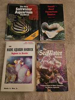 4 excellent books on salt water fish.