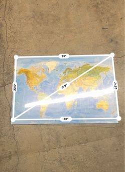 World Map Wall Art print