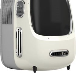 pet back pack carrier with fans and tinted 