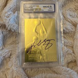 Kobe Bryant 1996 Fleer 23kt Gold