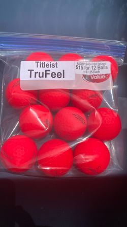 12 Titleist TruFeel (Hot Red)