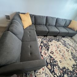 Ashley’s Dark Grey Modular Sectional- Free Delivery!