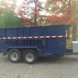 Dump Trailer Service Dumpster Clean Up 