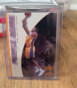 Kobe Bryant Purple Reign Los Angeles Lakers Upper Deck Game Jersey Edition