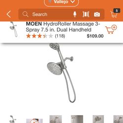 MOEN HIDRO ROLLER SHOWER MASSAGE KIT BRAND NEW