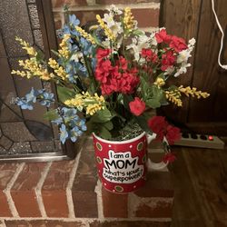 Beautiful Mother’s Day Silk Flower Arrangement 
