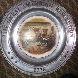 The Great American Revolution 1976 Plate