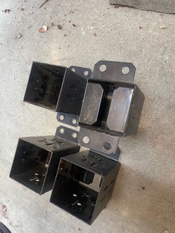 4”x4” metal post mounts