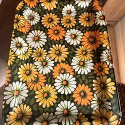 VTG 1969 Mid Century Flower Power Tray Marsh Allan 12.5"x 17" 5 