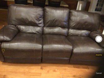 Leather sofa