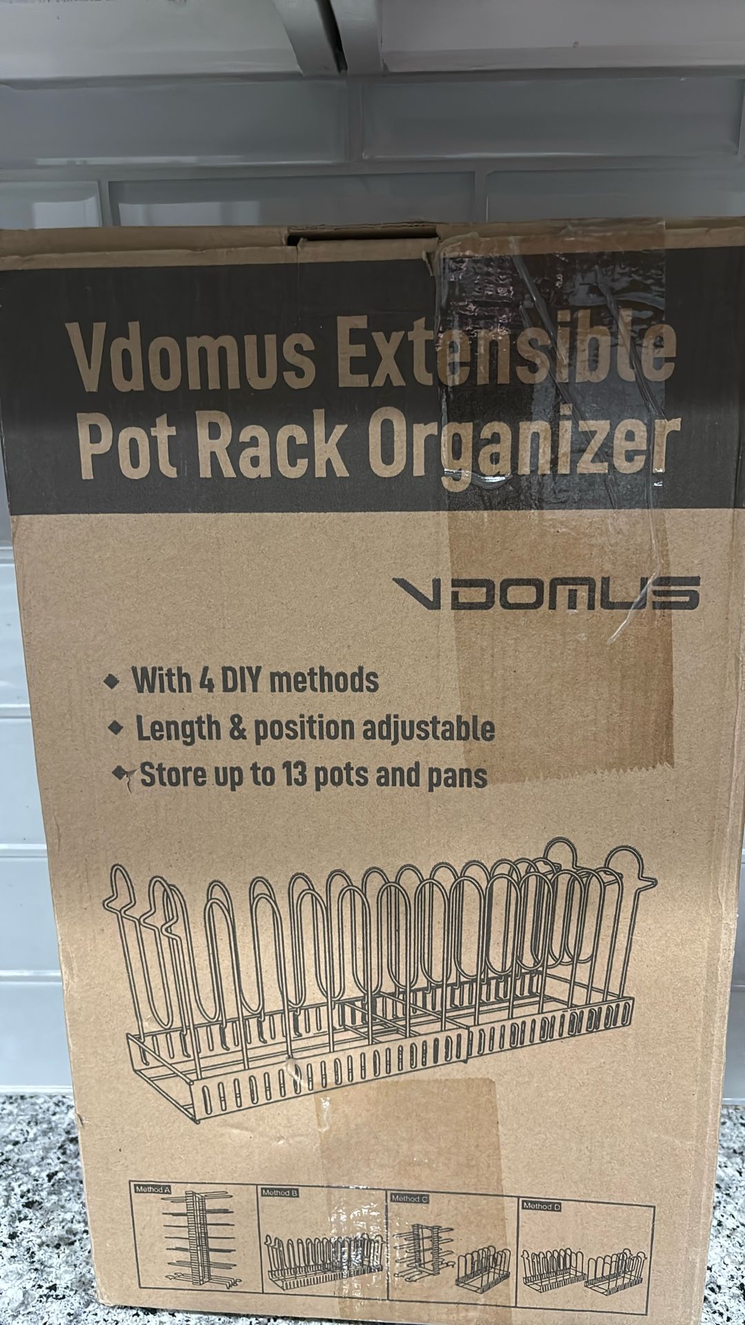 Pot Rack Organizer