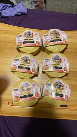 Krazy Sparkle Dumpling Hard Squishy Toy – Lot of 6