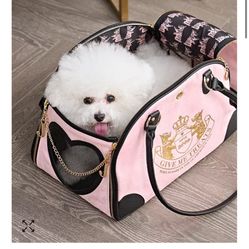 Pink Juicy Couture Pet Carrier 