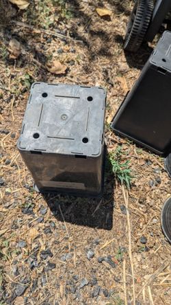 Premium 7" Square Commercial Grow Pots - Space-Saving