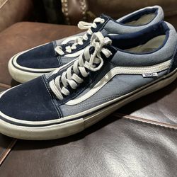 Blue Old School Vans