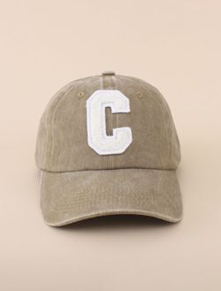 Letter Decor Baseball Cap