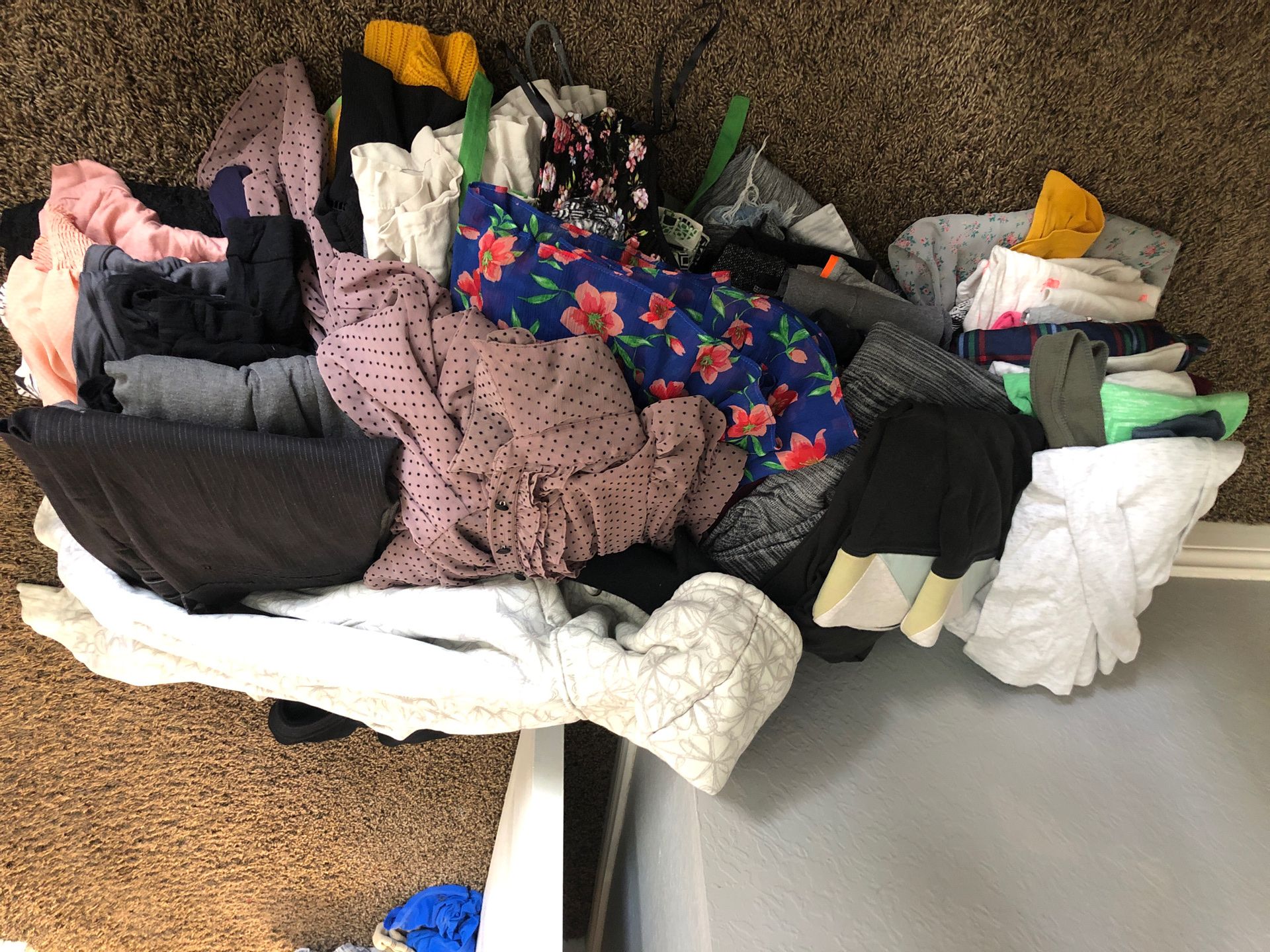 Huge lot of women’s junior clothes- free