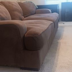  Large Brown Sofa