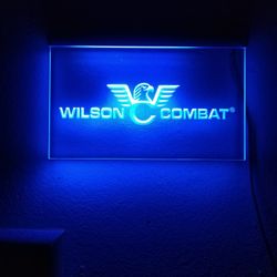 Wilson Combat Led Plexiglass Sign