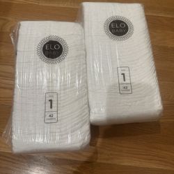 Elo Baby Size 1 Diapers 84 Total New 