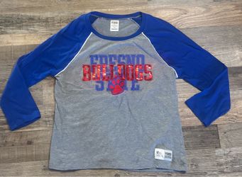Size medium M women’s mid sleeve pink Fresno state