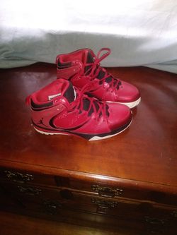 Black and Red Jordans