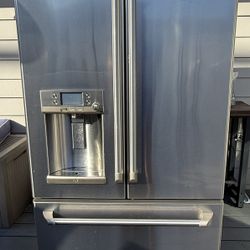 GE Café Series Stainless Refrigerator w/ Hot Water & Ice – Gorgeous & Clean