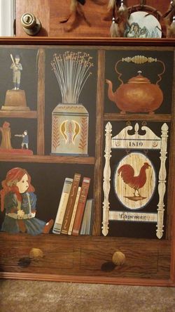 VINTAGE Original HUNTINGTON CANVAS PAINTING